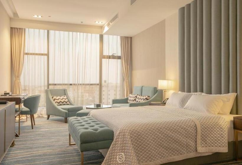 חדר דחוקס עם מיטת קינג, Iris Boutique Jazan