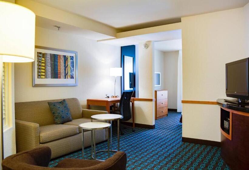 스탠다드 룸 킹사이즈 침대, Fairfield Inn And Suites By Marriott Titusville Kennedy Space Center