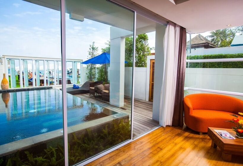 Вилла с 1 спальней и бассейном, Kc Beach Club & Pool Villas