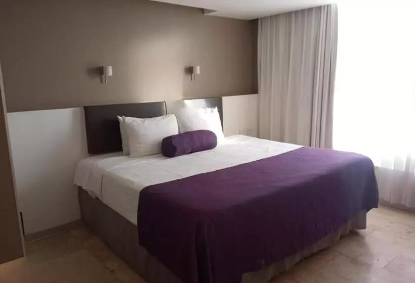 اتاق لوکس با تخت بزرگ, Gamma Puebla Señorial Centro