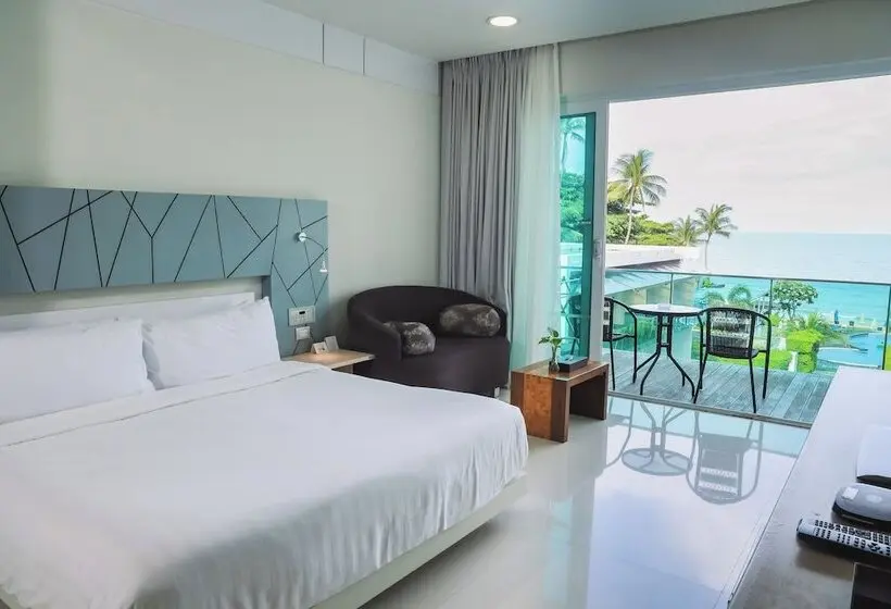 オーシャンビューデラックスルーム, Kc Beach Hotel Samui
