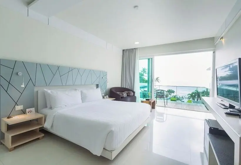 オーシャンビューデラックスルーム, Kc Beach Hotel Samui