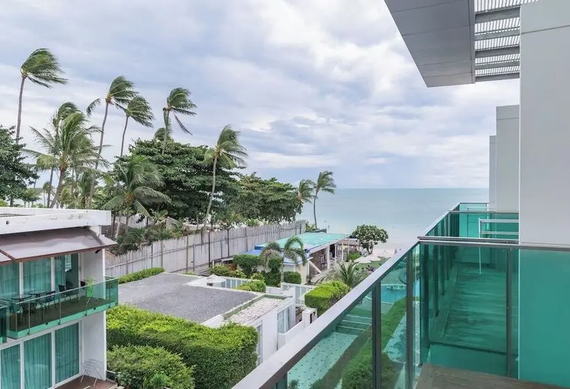 オーシャンビュースタンダードルームバルコニー付き, Kc Beach Hotel Samui