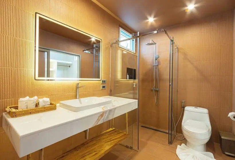 ツーベッドルーム　ヴィラ, Kc Beach Hotel Samui