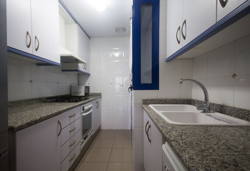 两居室经济型公寓, Patacona Resort Apartments Primera Linea