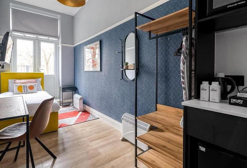 חדר סטנדרט יחיד, Kensington Rooms   Warwick Road