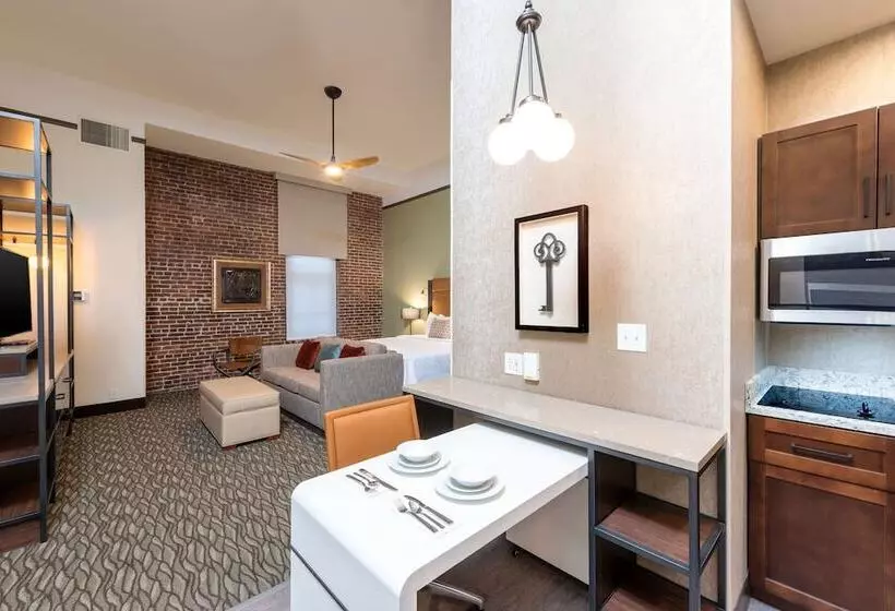 ダブルベッドのスタンダードスタジオ, Homewood Suites By Hilton Indianapolisdowntown