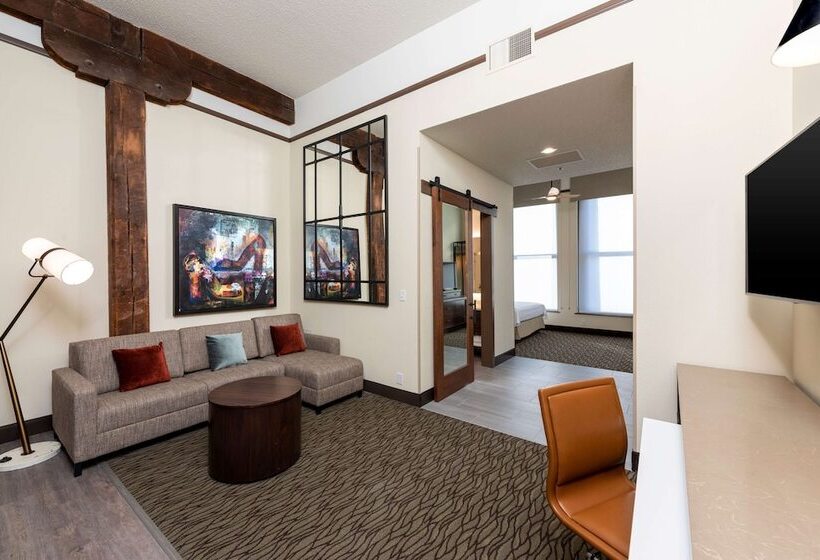 Studio Standard Łóżko Małżeńskie, Homewood Suites By Hilton Indianapolisdowntown