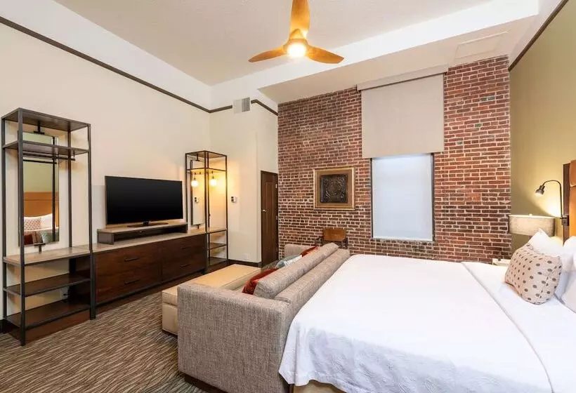 ダブルベッドのスタンダードスタジオ, Homewood Suites By Hilton Indianapolisdowntown