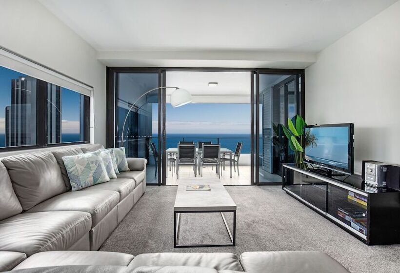 海の見える3ベッドルームアパートメント, Ultra Broadbeach