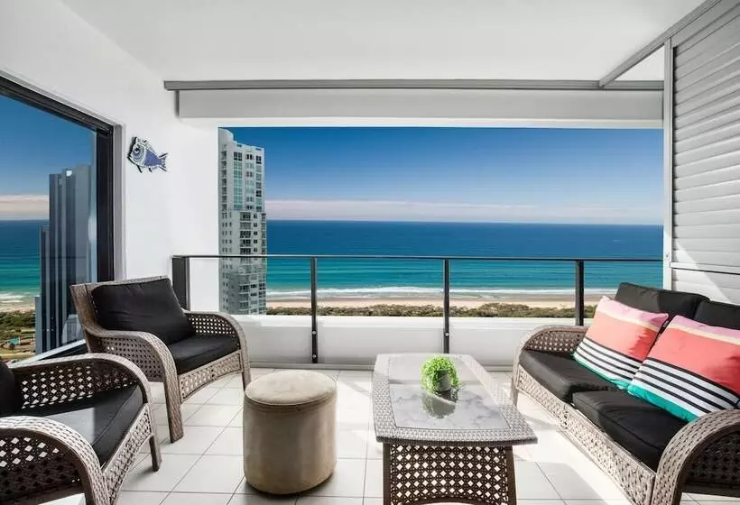 آپارتمان 3 خوابه با چشم‌انداز دریا, Ultra Broadbeach