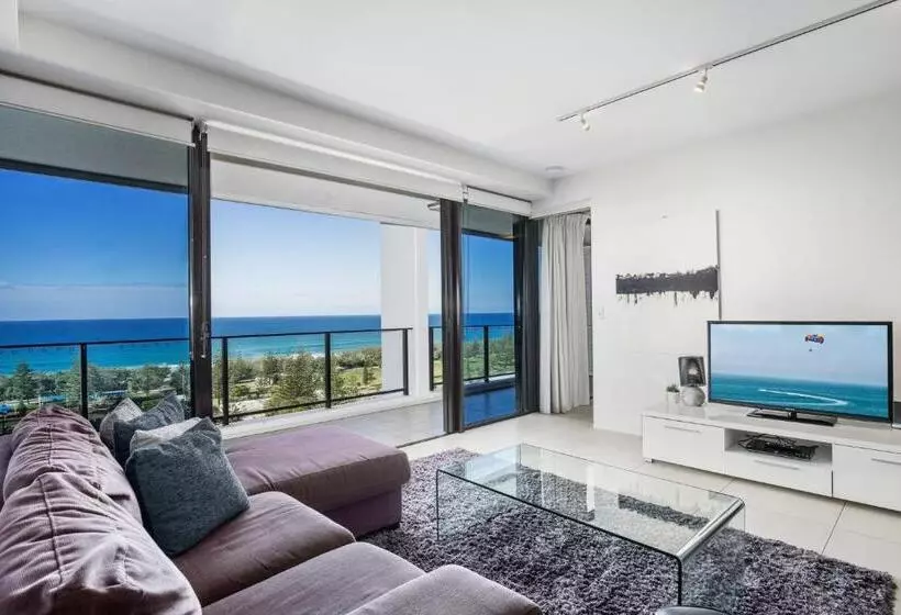 آپارتمان 2 خوابه با چشم‌انداز دریا, Ultra Broadbeach