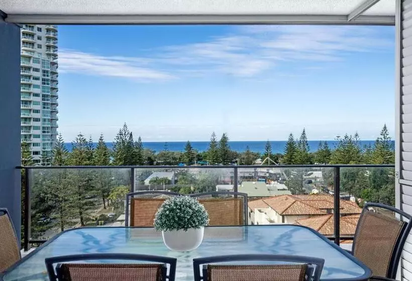 آپارتمان 1 خوابه با چشم‌انداز باغ, Ultra Broadbeach