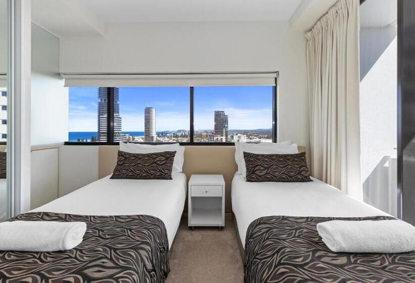 海の見える3ベッドルームアパートメント, Ultra Broadbeach