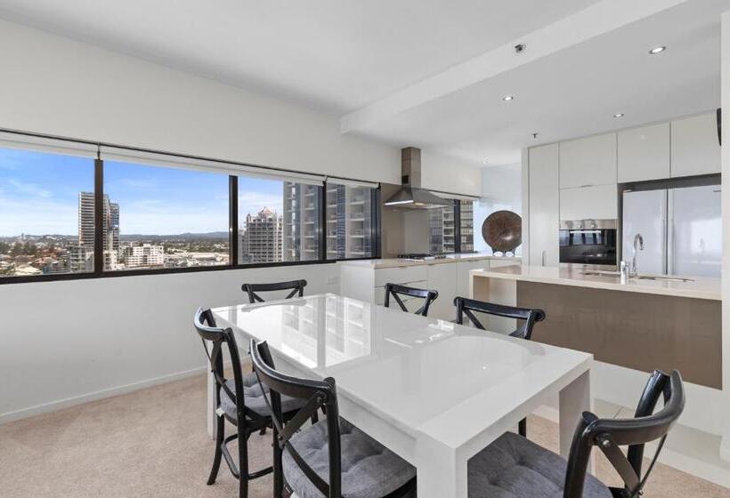 海の見える3ベッドルームアパートメント, Ultra Broadbeach