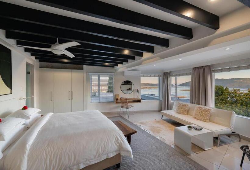 חדר דלוקס נוף לים, Villa Afrikana Guest Suites By Knysna Paradise Collection