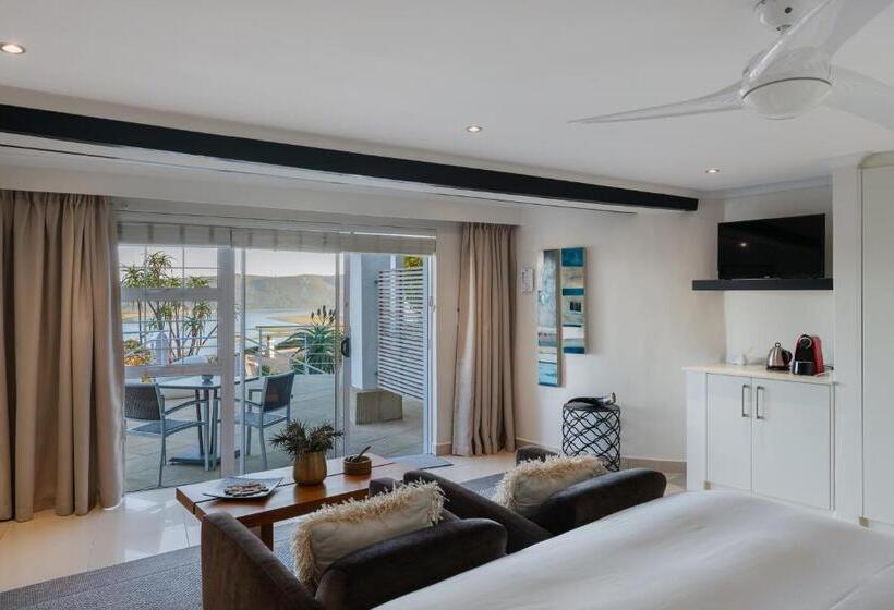 اتاق لوکس با چشم‌انداز دریا, Villa Afrikana Guest Suites By Knysna Paradise Collection