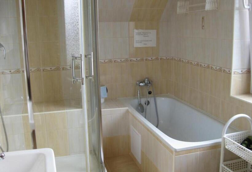 스탠다드 트리픔 룸 공동욕실, Pension Kristýna