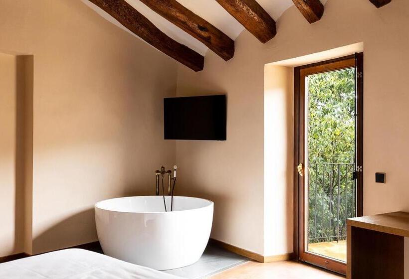 Полулюкс Одноместный с Террасой, Casa Gran 1771 Montrubí Winery Hotel Adults Only