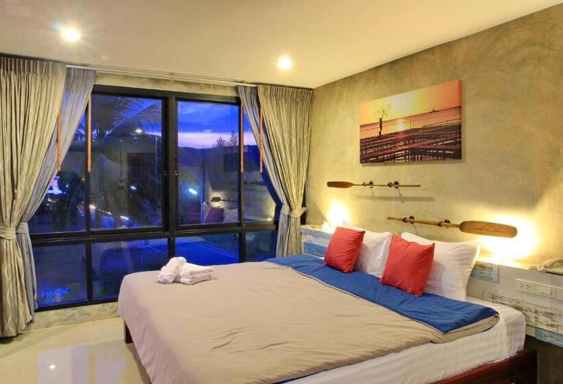 חדר דחוקס עם מיטת קינג, Windy Seaview Resort