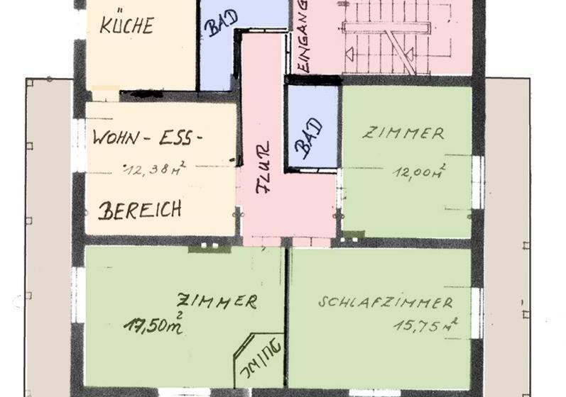 带3个卧室的公寓, Ferienwohnungen Rieser