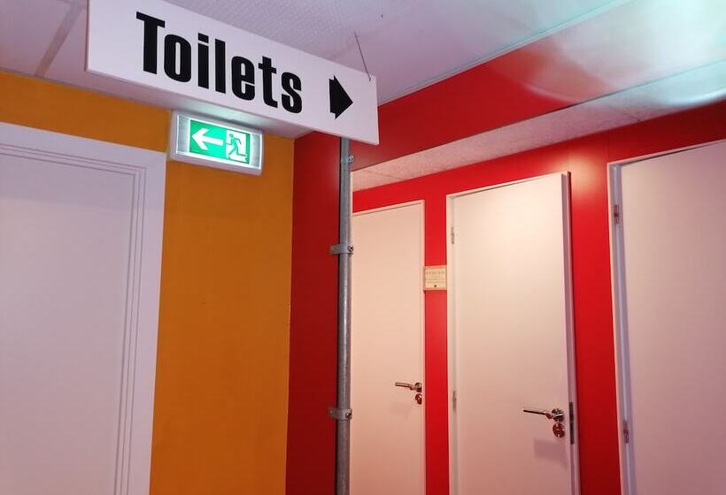 스탠다드 싱글 룸 공동욕실, Copenhagen Downtown Hostel