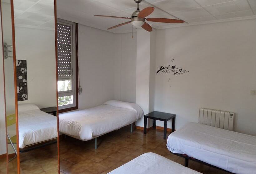 اتاق استاندارد سه تخته با سرویس بهداشتی مشترک, Russafa Youth Hostel
