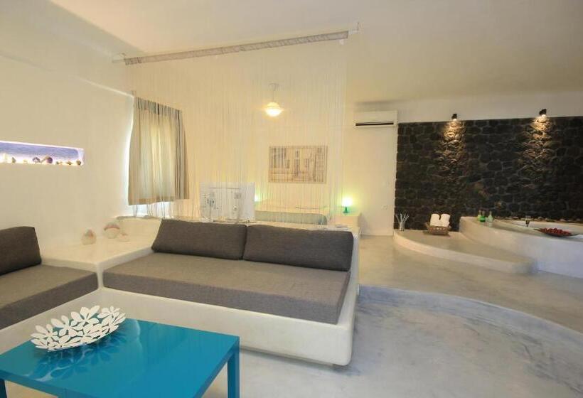 סוויטה עם ג'קוזי, נוף לים, Nectarios Villa   Studios & Suites Adults Only