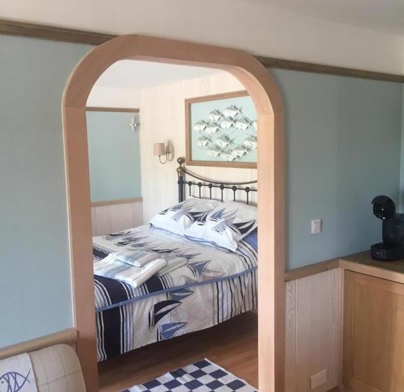 חדר סטנדרט נוף לים עם מרפסת, Rose De La Mer