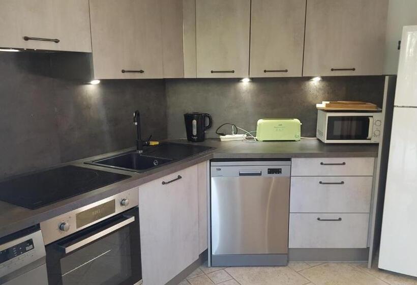 침실 1개 가든 전망 아파트, Mas Des Marcellines