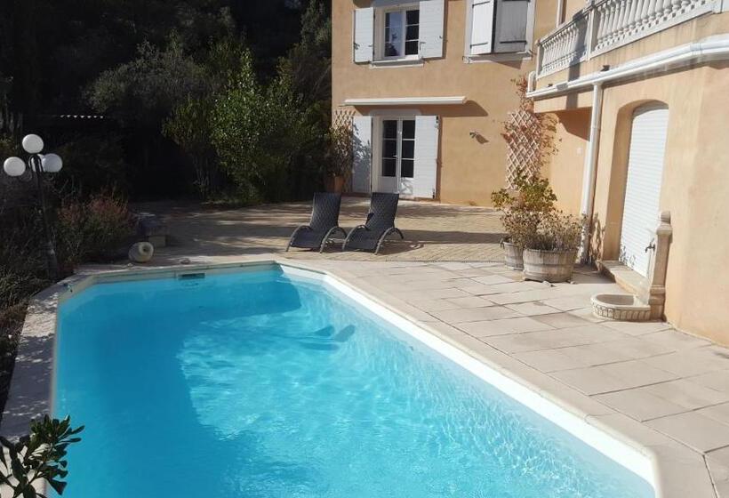 침실 1개 풀장 전망 아파트, Mas Des Marcellines