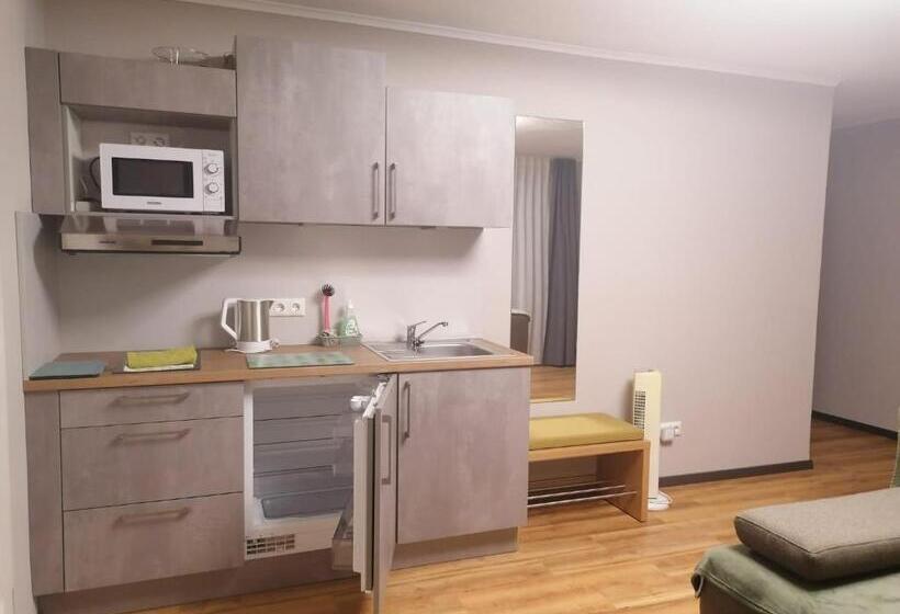 带1个卧室的带阳台的公寓, Motel Q Das Kleine Stadt