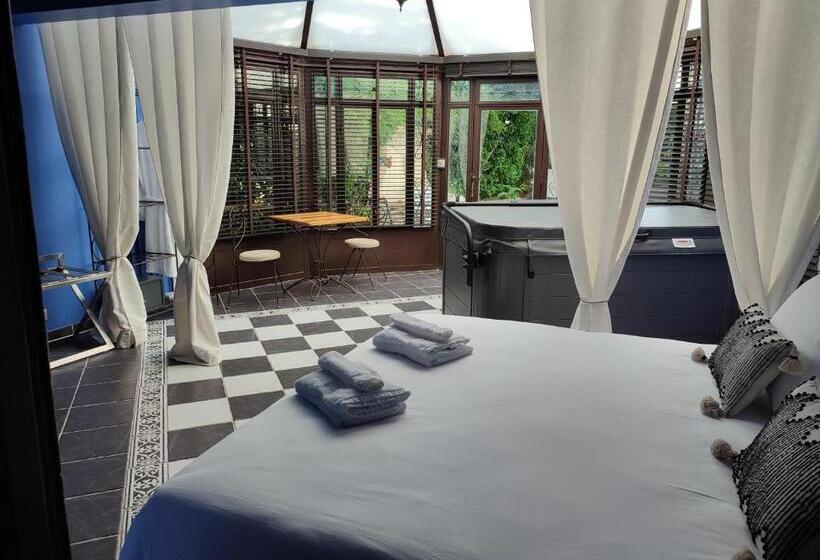 חדר סטנדרט עם מיטת קינג, Les Jardins De La Fontaine