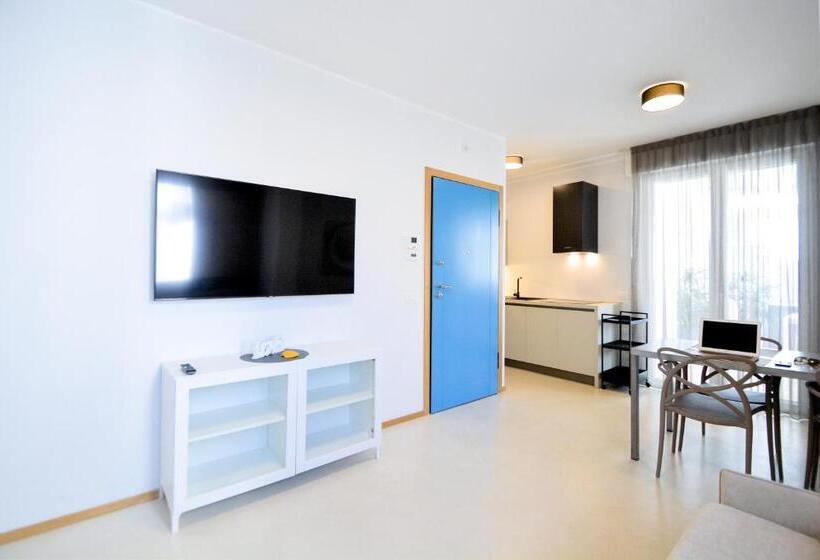 带2个卧室的套房, Prime Blue Suite Appartamenti Con Jacuzzi Privata