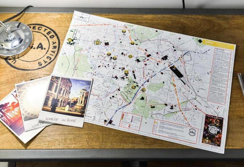 חדר סטנדרט לארבעה, Yellowsquare Rome