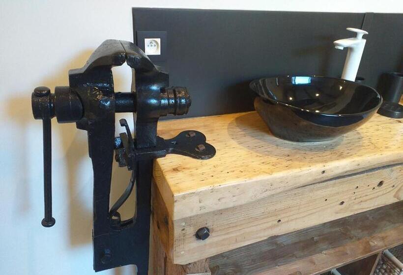 בית, חדר שינה 1, Le Sourire Du Troubadour   8 Chambres   Baignade à 300 M   Salle De Jeux   Poêle à Bois