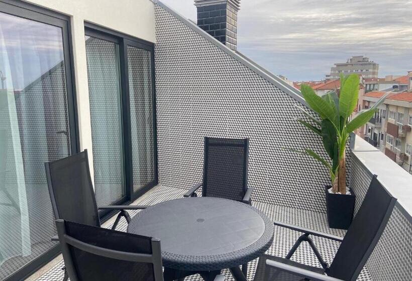 דירת פנטהאוז 1 חדרי שינה, Nell&and&jess