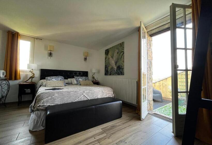 חדר סטנדרט עם מיטת קינג, Villa Les Hauts Vallons