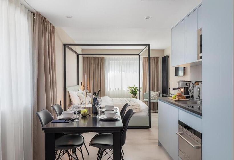 带1个卧室的高级公寓, Visionapartments Basel Nauenstrasse Contactless Check In