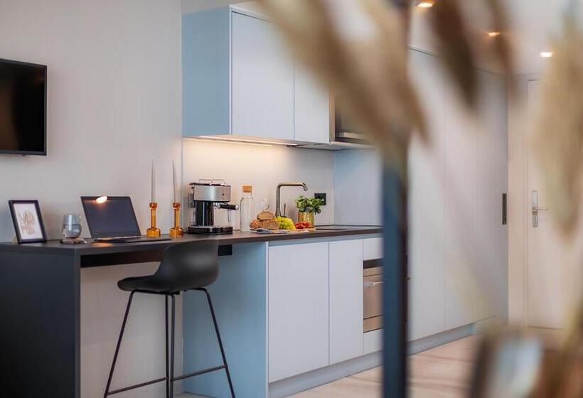 高级工作室, Visionapartments Basel Nauenstrasse Contactless Check In