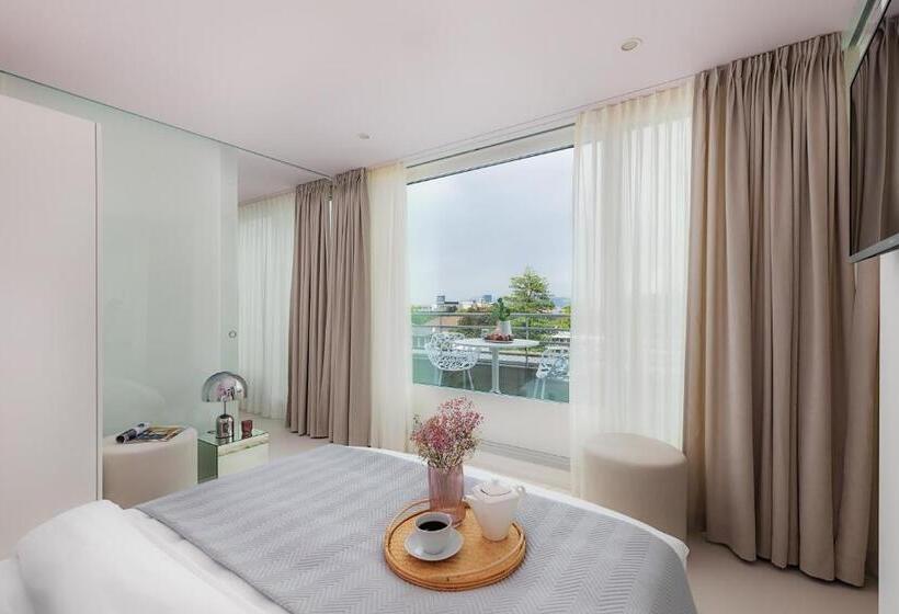 带1个卧室的带阳台的公寓, Visionapartments Basel Nauenstrasse Contactless Check In