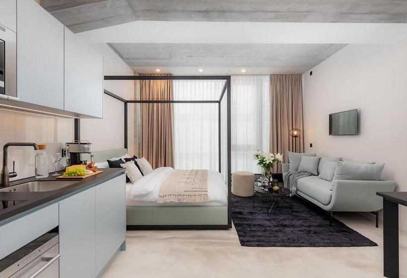 豪华工作室, Visionapartments Basel Nauenstrasse Contactless Check In