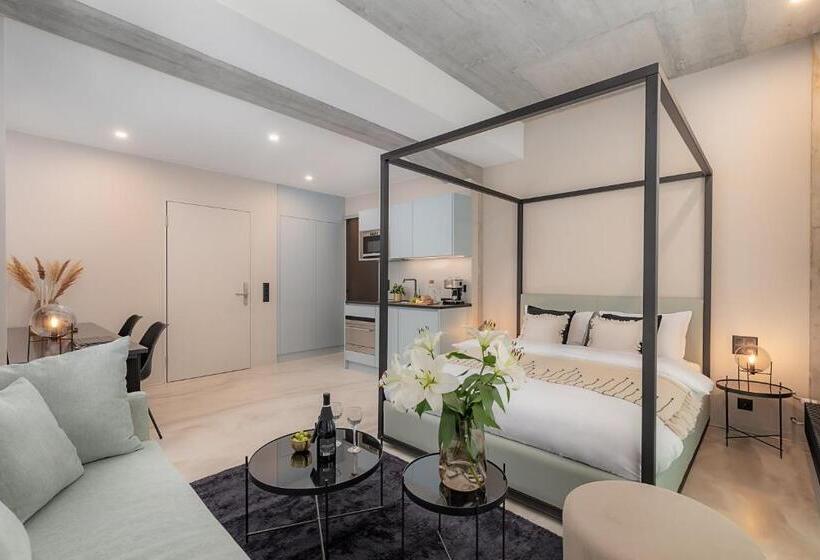 豪华工作室, Visionapartments Basel Nauenstrasse   Contactless Check In