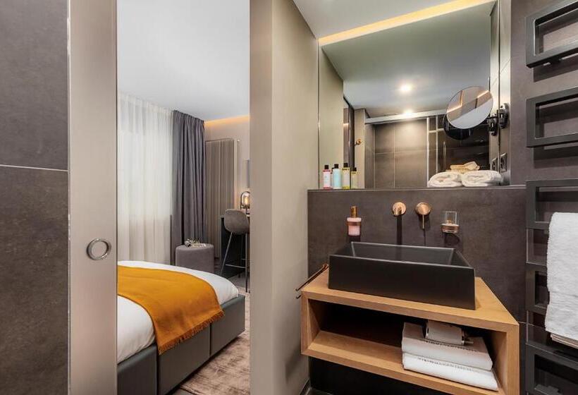 带露台的单人间, Visionapartments Basel Nauenstrasse Contactless Check In