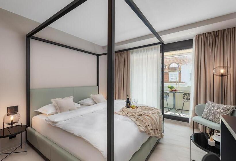 带露台的标准工作室, Visionapartments Basel Nauenstrasse   Contactless Check In