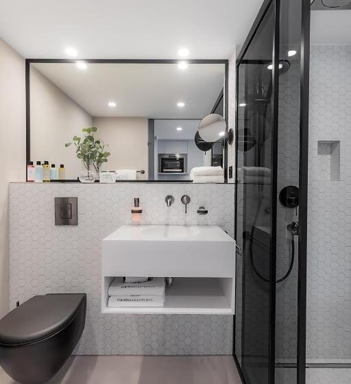 带露台的标准工作室, Visionapartments Basel Nauenstrasse Contactless Check In