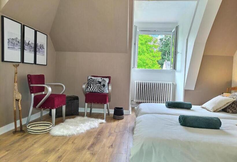 스탠다드 룸 풀장 전망, Chambre D Hôtes De Verdigné Piscine Chauffée Parking Wifi