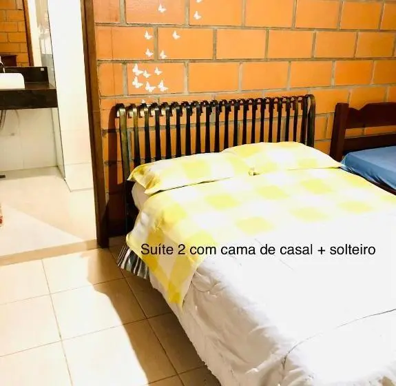 １ベッドルームハウス, Aconchego Na Montanha Com Banheira De Imersão E 5 Suítes 7,5km Do Centro águas De Lindóia