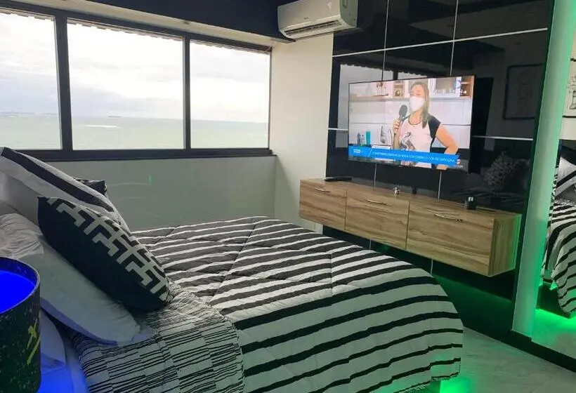 海の見える１ベッドルームアパートメント, Presidential Suite Na Orla Da Praia Da Costa