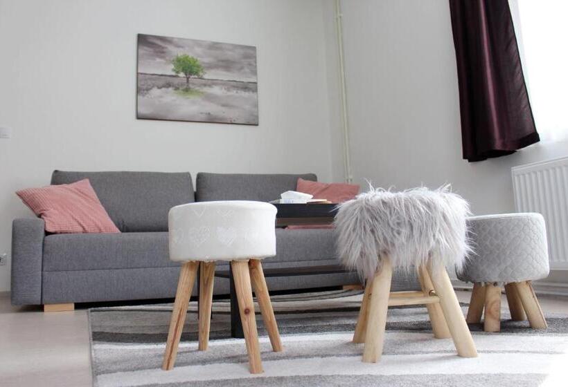 شقة غرفة واحدة, Apartmány V Podhradí